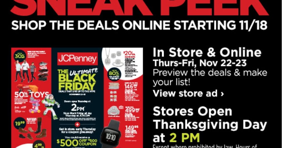 Jcpenny Black Friday Ad & Hot Clearance Deals Now & Promo Codes