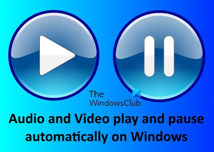 Reproducción y pausa de audio y video automáticamente