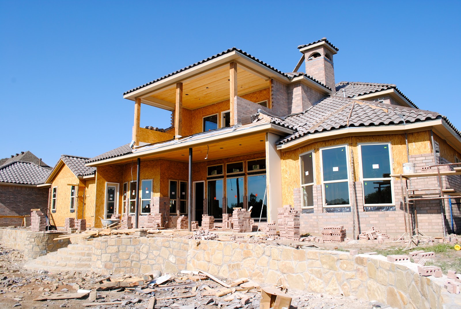 Trinity Classic Homes Split Rail Progress