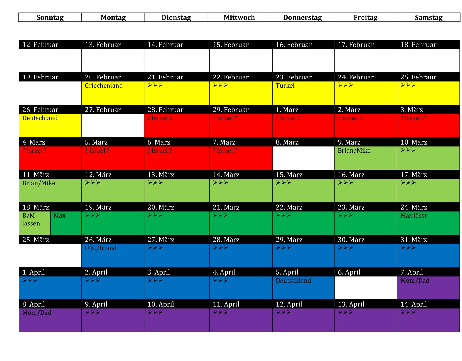 Jeff s Eichs tt Adventure Tentative Spring Break Schedule jeff-s-eichs-tt-adventure-tentative-spring-break-schedule