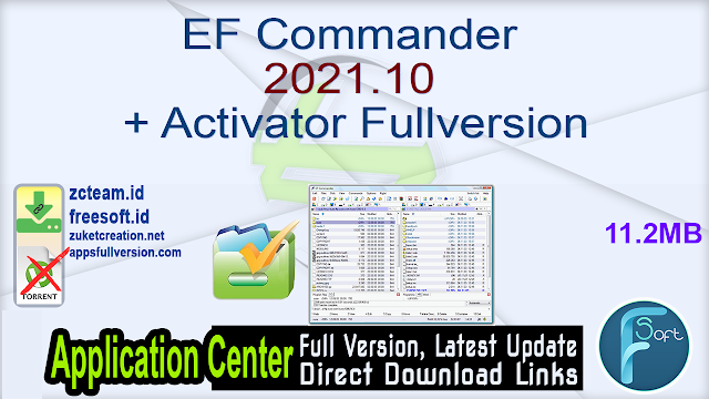 EF Commander 2021.10 + Activator Fullversion