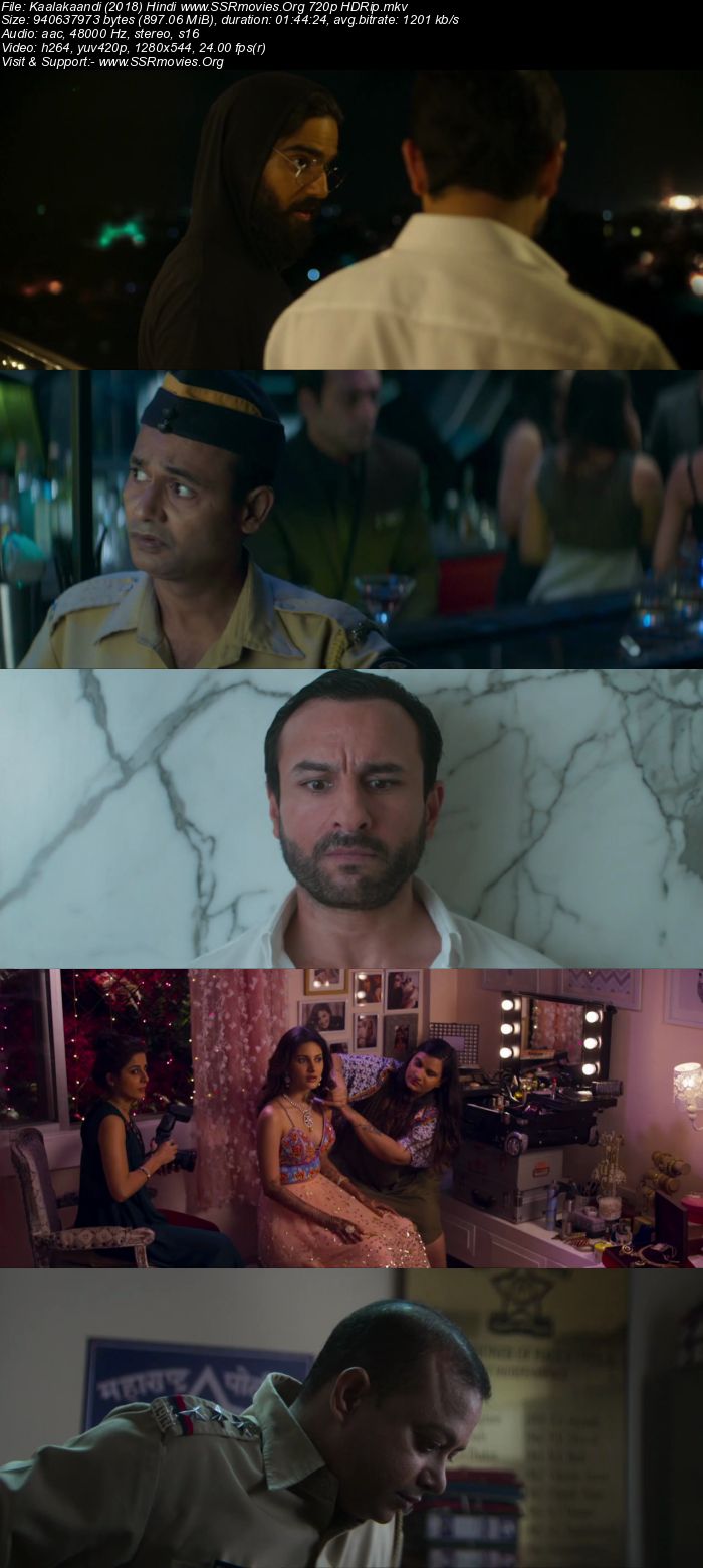 Kaalakaandi (2018) Hindi 720p HDRip