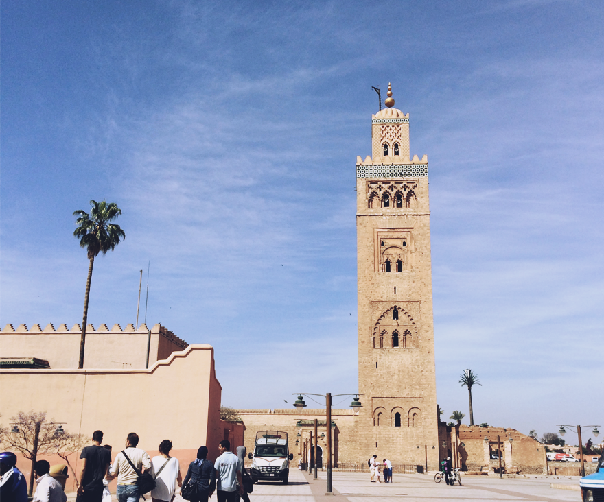 marrakesh medina temple