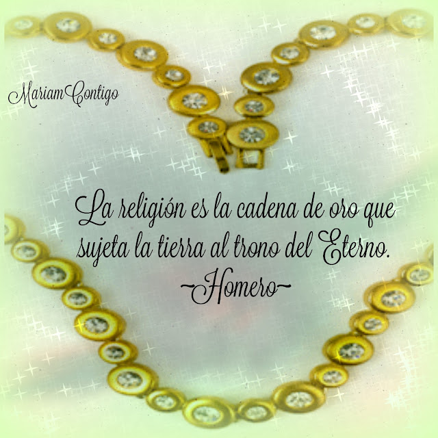 MARIA REINA Y SEÑORA POR SIEMPRE LA CADENA DE ORO