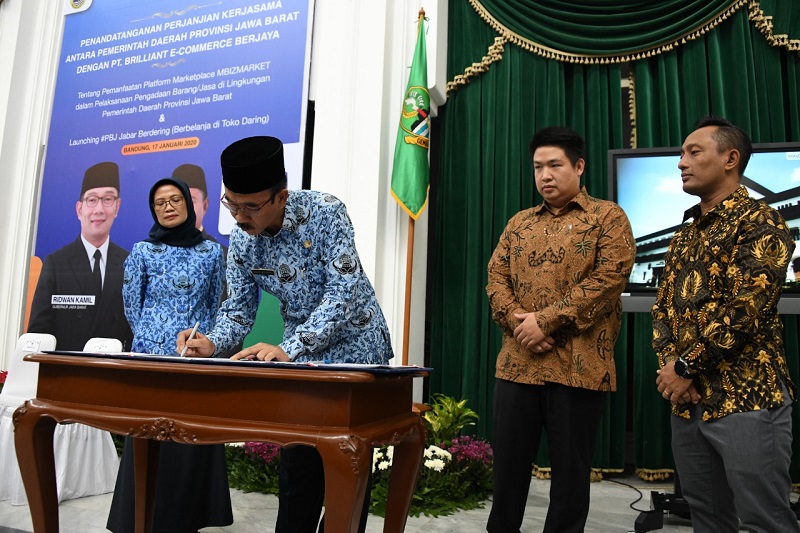 Pemdaprov Jabar Gandeng Mbizmarket dalam Digitalisasi Pengadaan Barang Dan Jasa