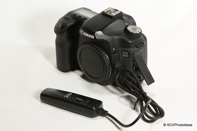Shoot RS-80N3 compatible Remote Release Cable on Canon EOS 50D