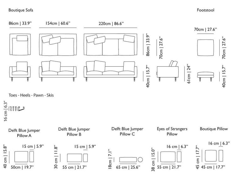 Standard Couch Dimensions Canopy Ideas