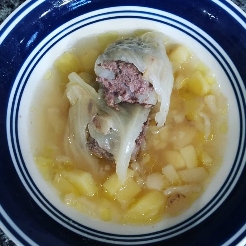 GLUTEN FREE EM Southwest Cabbage Roll Soup with antelope