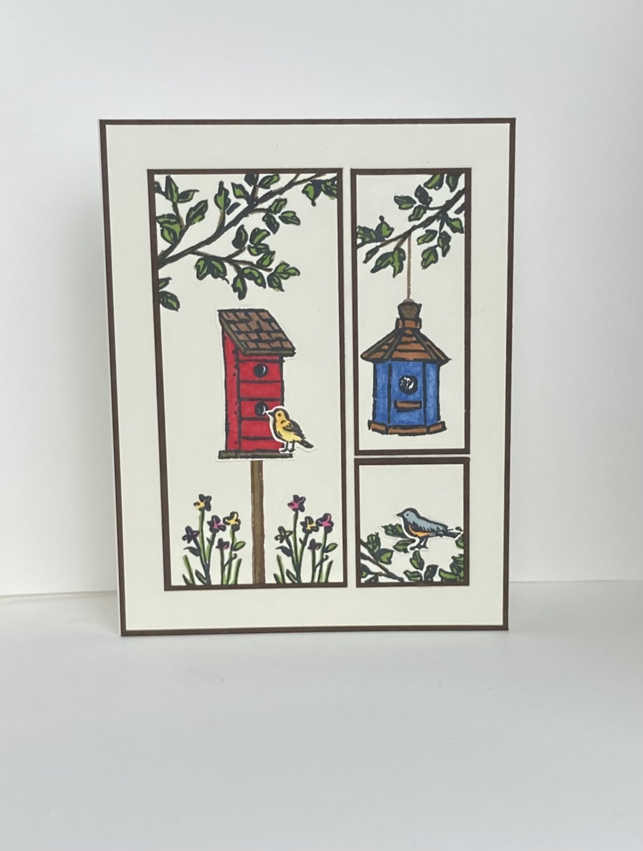 PJ's PROJECTS FMS496Garden Birdhouses, Stampin up