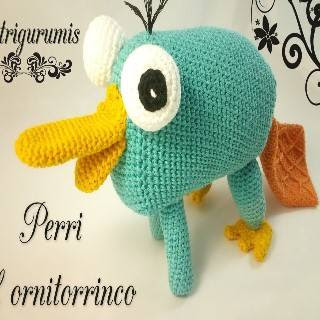 PATRON GATIS PERRY EL ORNITORRINCO AMIGURUMI 27574