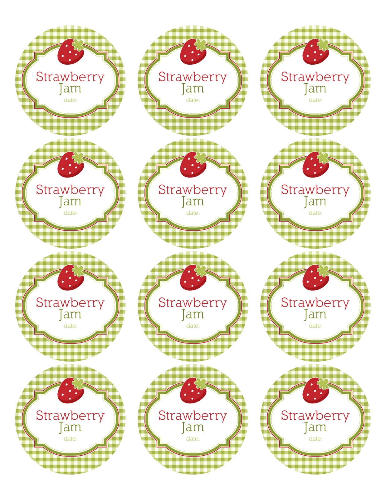 Company Labels - Company Label Advice and Information.: Strawberry With Regard To Chutney Label Templates