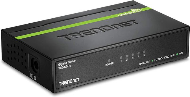 5. Trendnet Unmanaged Gigabit Switch