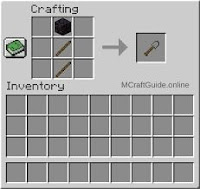 minecraft stone shovel recipe