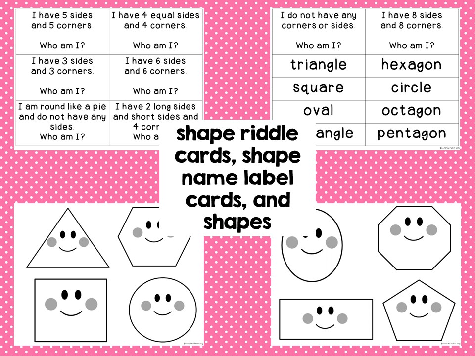 I Teach Kinder: Kindergarten Teaching Resources: Shape Riddles