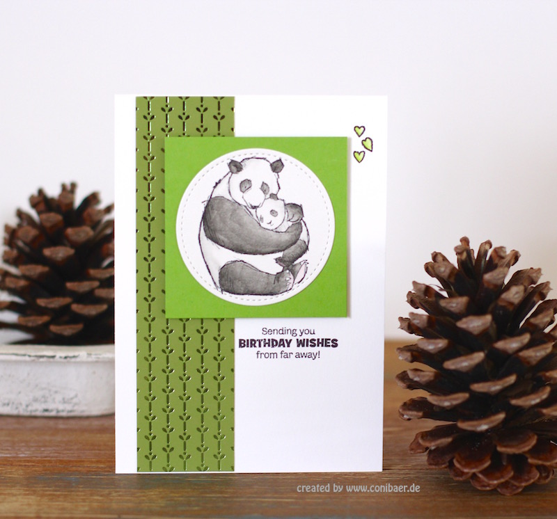 Panda Geburtstagsgrüße { Conibaers creative desk } Constanzes