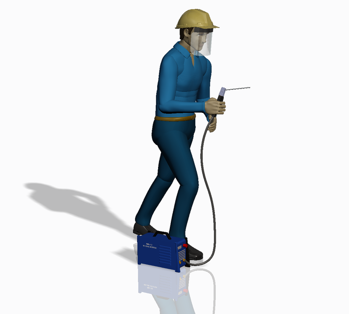 237. Welder worker Free download 3D model
