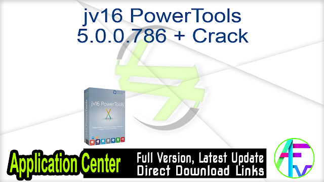 jv16 PowerTools 5.0.0.786 + Crack
