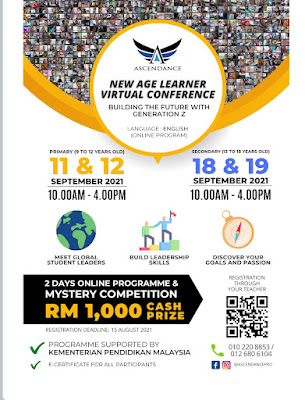 New Age Learner Virtual Conference September 2021, New Age Learner Virtual Conference ialah sebuah program anjuran pihak Ascendance, NALVC,