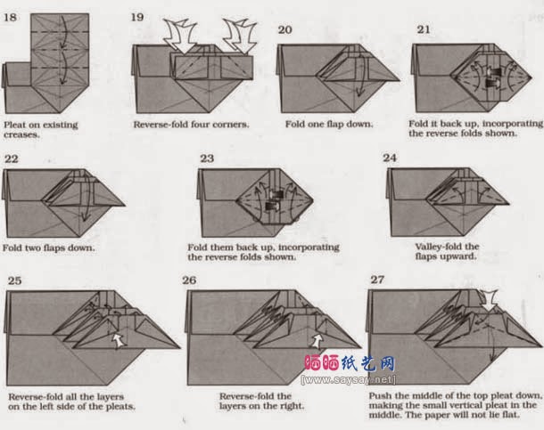 origami crab instructions ~ origami animation