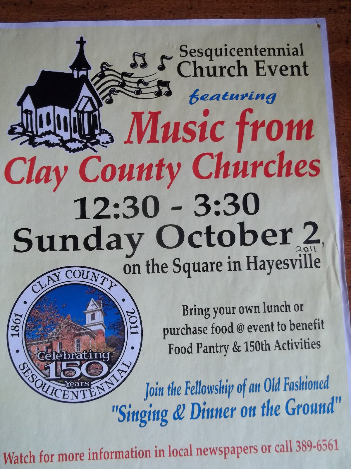 Historical Hayesville SESQUICENTENNIAL CHURCH EVENT