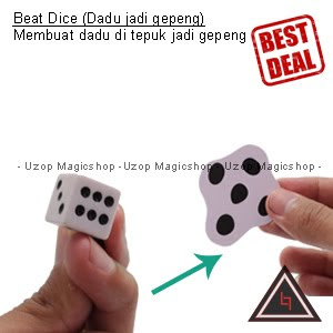 Jual alat sulap Beat Dice Dadu jadi gepeng Jual alat sulap Beat Dice Dadu jadi gepeng