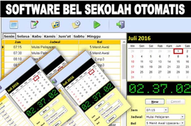 Download Suara Bel Sekolah Otomatis 3 Bahasa Berbagai Suara