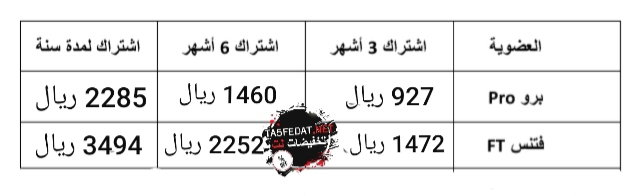 اللياقة اسعار نسائي وقت ما هى