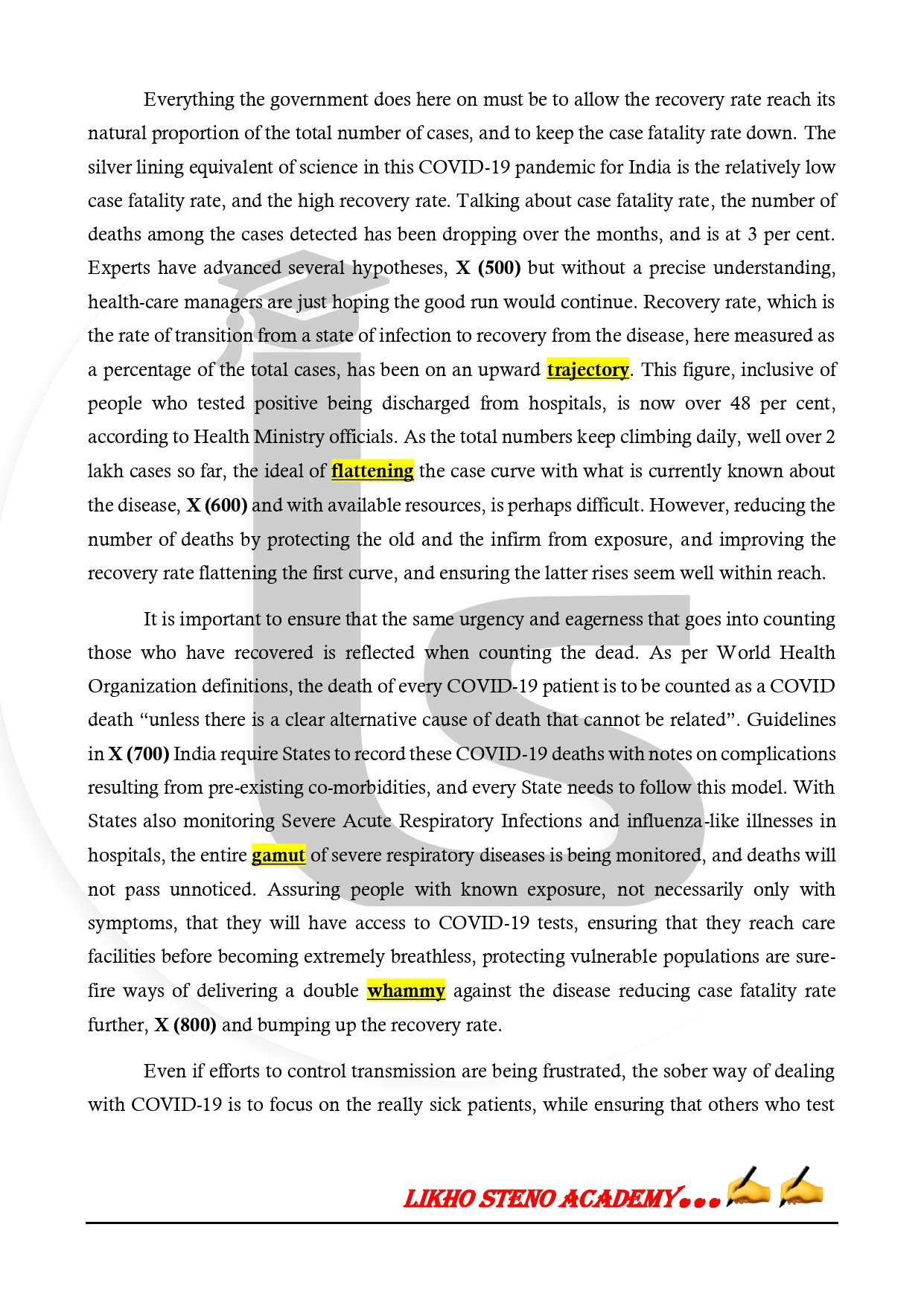 Likho Steno Academy Editorial Magazines Part III Likho Steno Academy