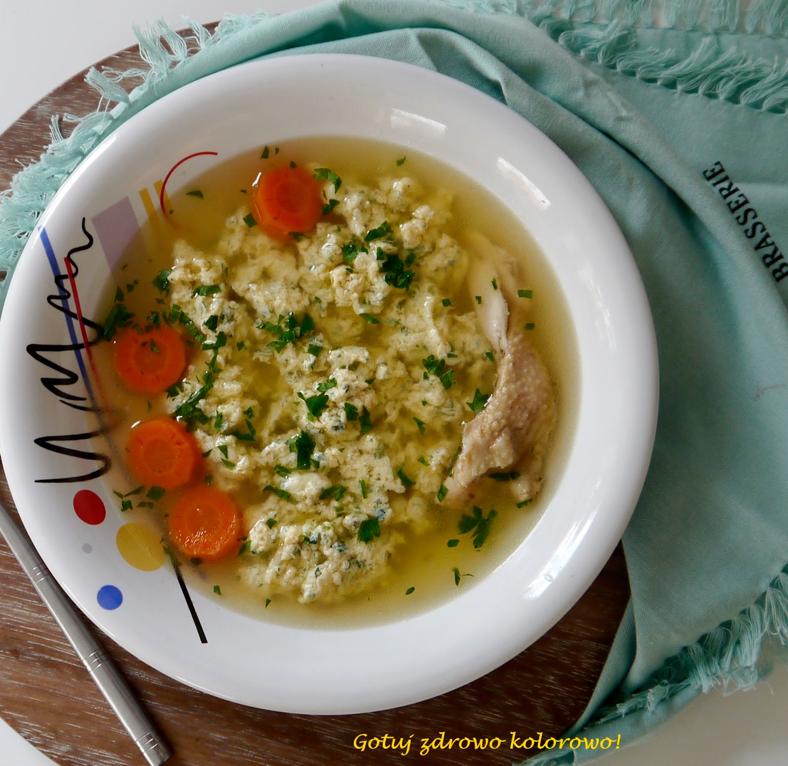 Rzymski Rosol Straciatella Z Parmezanowymi Kluseczkami Gotuj Zdrowo Kolorowo