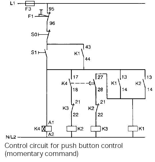 PLC Wiring Example - Programmable Logic Controllers - PLC ... reversing relay schematic wiring diagram free download 