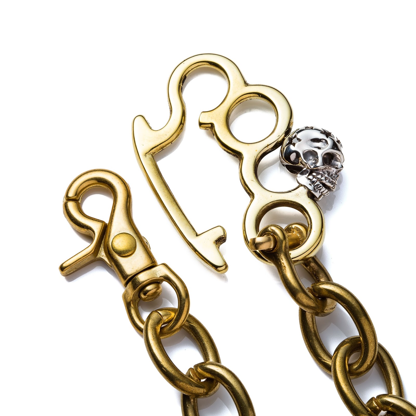 7thHeaven Art Jewelry Online shop Skull & Knuckle keyring