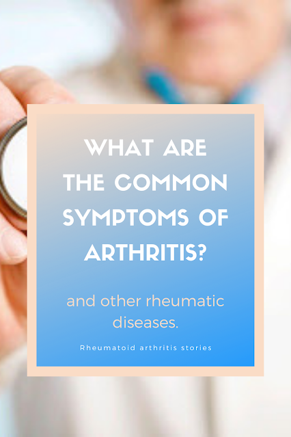 Symptoms of arthritis