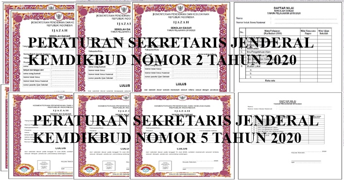Peraturan Sekjen Kemdikbud Nomor 5 Tahun 2020 Revisi Peraturan Sekjen Kemdikbud Nomor 2 Tahun 2020 Mayfile