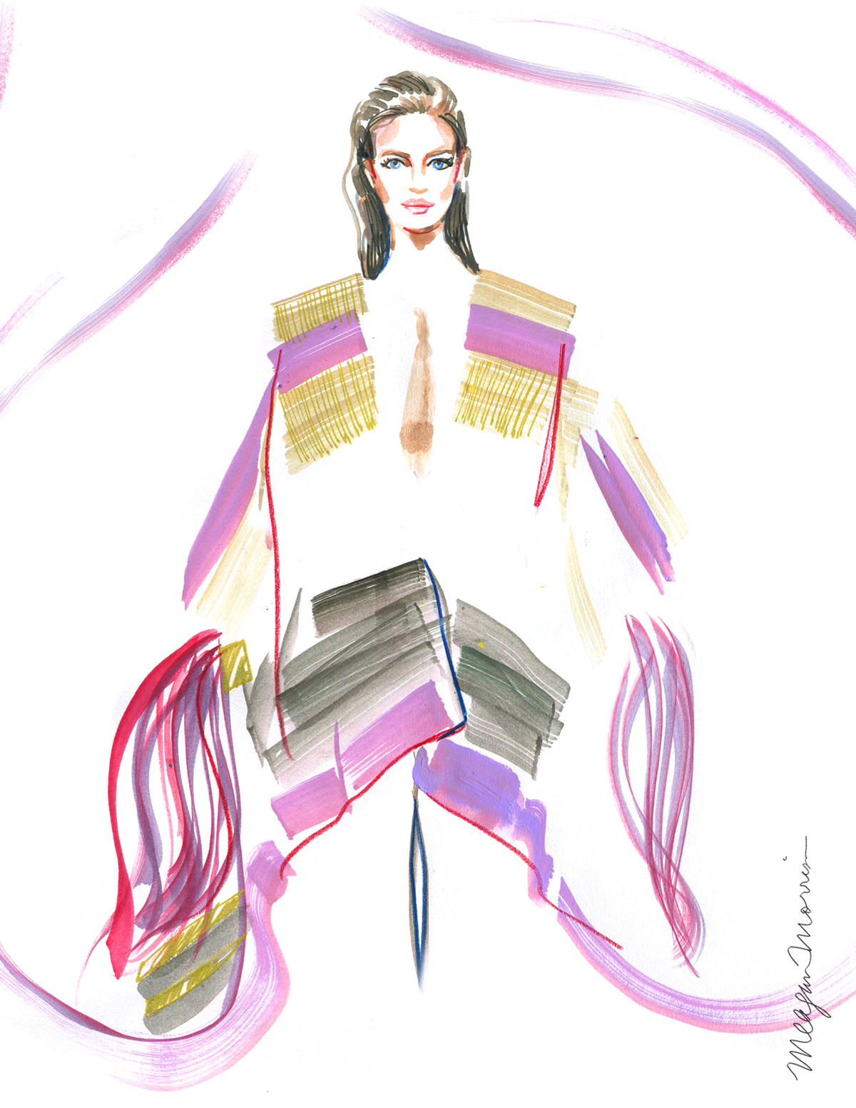 Travel Write Draw: New York Fashion Week - Live Illustrations for The ...