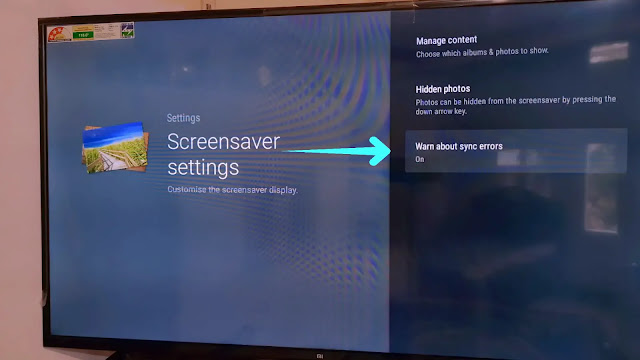 sync warnings turn on/off Warn about sync errors