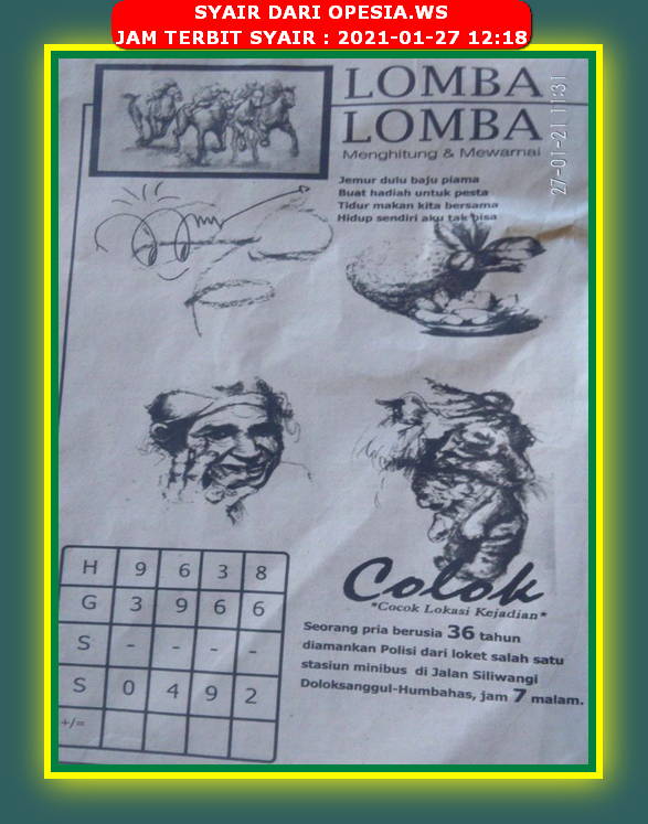 PREDIKSI SGP YOHII
