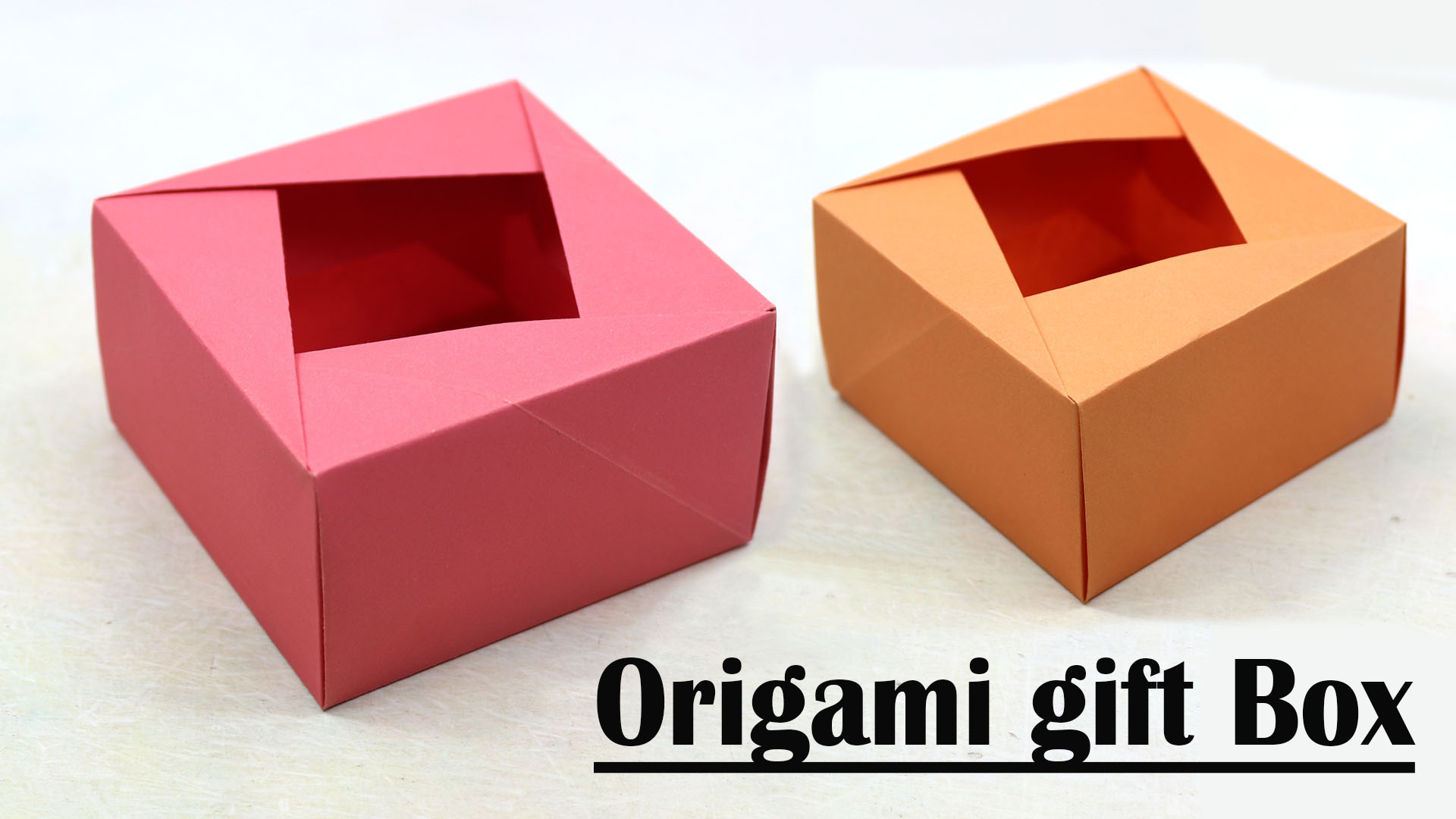 How to Make an Easy Paper Gift Box Cute Origami Gift Box