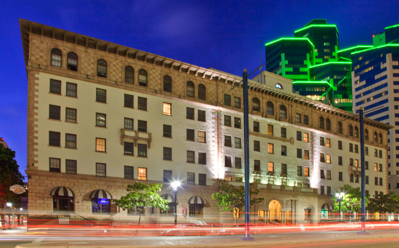 SanDiegoVille Luxury Hotel & Spanish Restaurant Heading Into Downtown