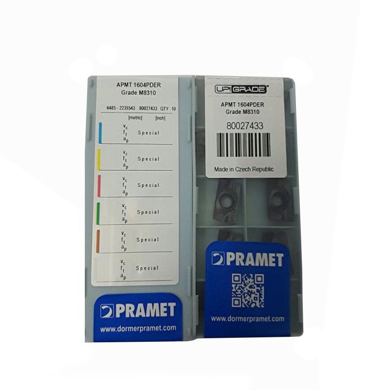 Mảnh dao phay APMT1604 chuyên phay thép cứng Pramet, Dụng cụ cắt giá rẻ