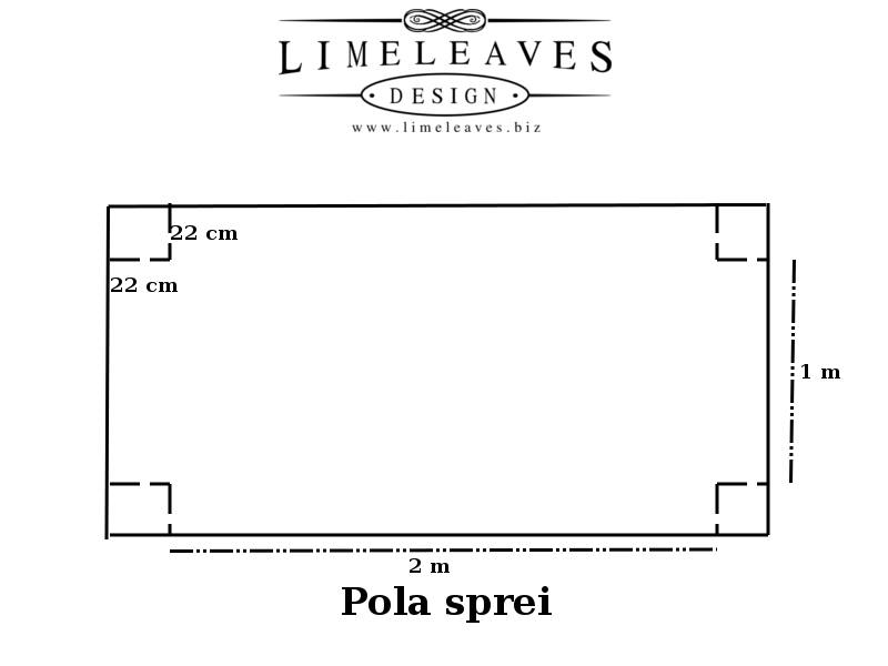 Limeleaves Design Tutorial Menjahit Sprei Sarung Bantal Dan Sarung Guling