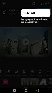 Cara edit menyimpan video menggunakan aplikasi Inshot di Android