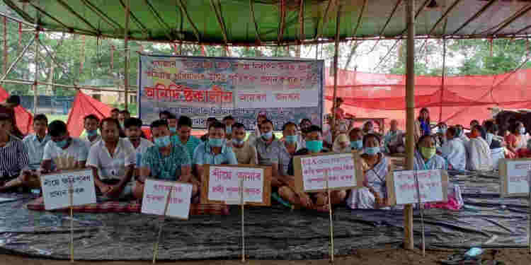 Hunger strike at Baghjan for EIA withdrawal