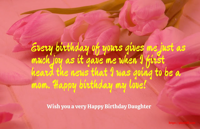 Happy Birthday to My Daughter Daughter Birthday