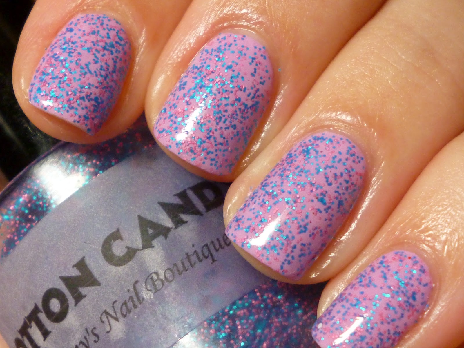 10. "Cotton Candy Sparkle" Nail Polish by Sinful Colors - wide 8