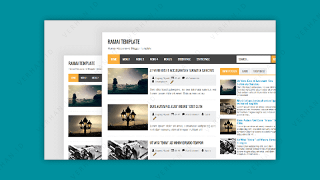 blogger template ramai