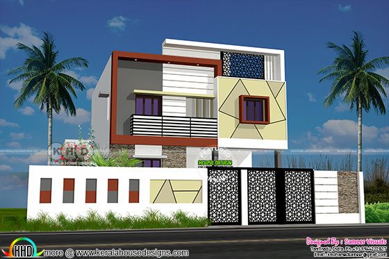 3 BHK 2540 sq-ft South Indian house plan