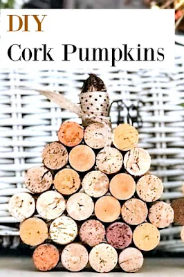 Wine cork pumpkin pin