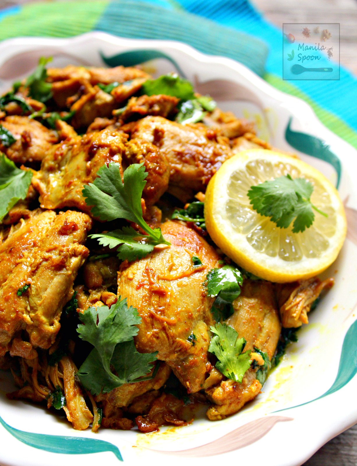 Lemon Cilantro (or Coriander) Chicken Manila Spoon