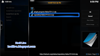 How To Install Halow Live TV Addon For Kodi