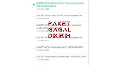 Paket Gagal Dikirim dan Penyebabnya Paket Gagal Dikirim dan Penyebabnya